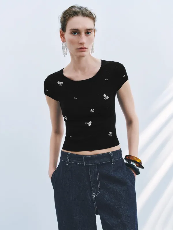 Short Sleeve Knitted T-Shirts sold by Urban Revivo