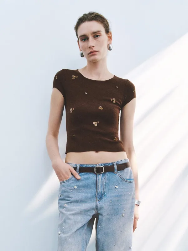 Short Sleeve Knitted T-Shirts sold by Urban Revivo