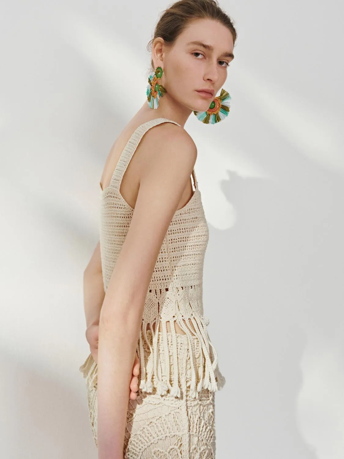 Knitted Crochet Cami Tops sold by Urban Revivo product image thumbnail 2