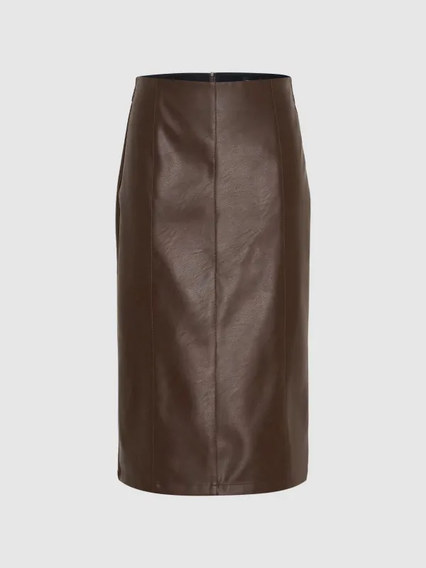 Straight Midi Skirts sold by Urban Revivo