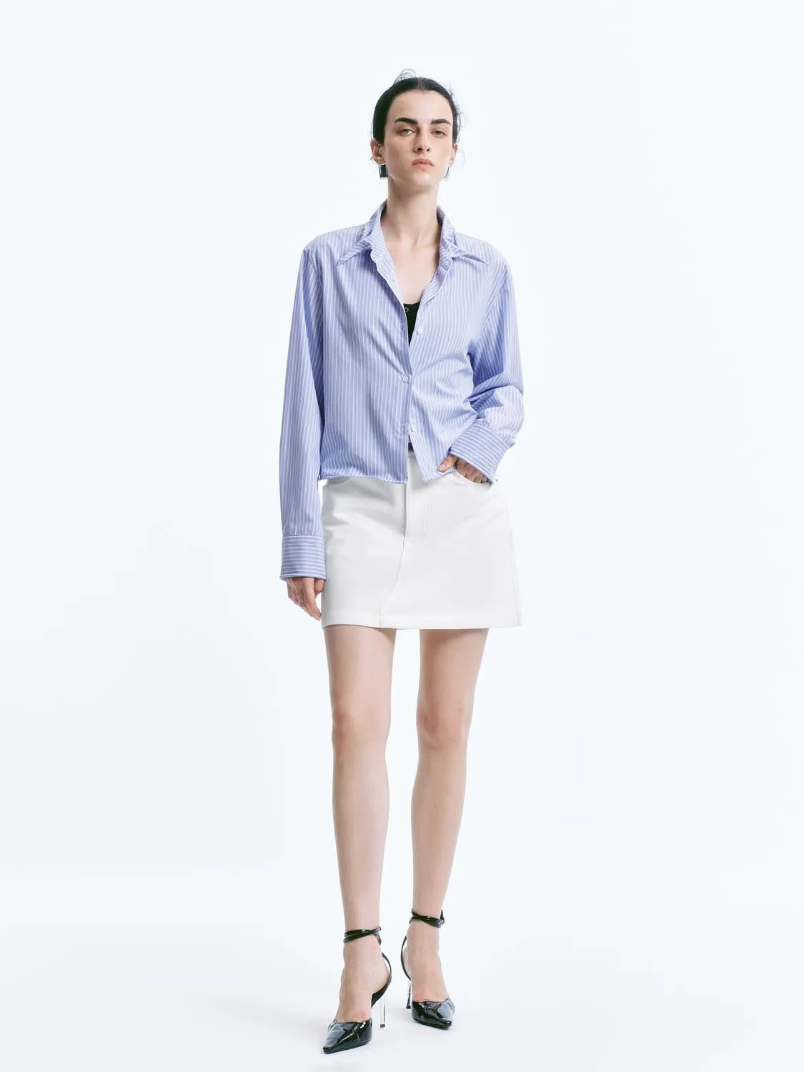 Striped Long Sleeve Shirts sold by Urban Revivo product image thumbnail 4