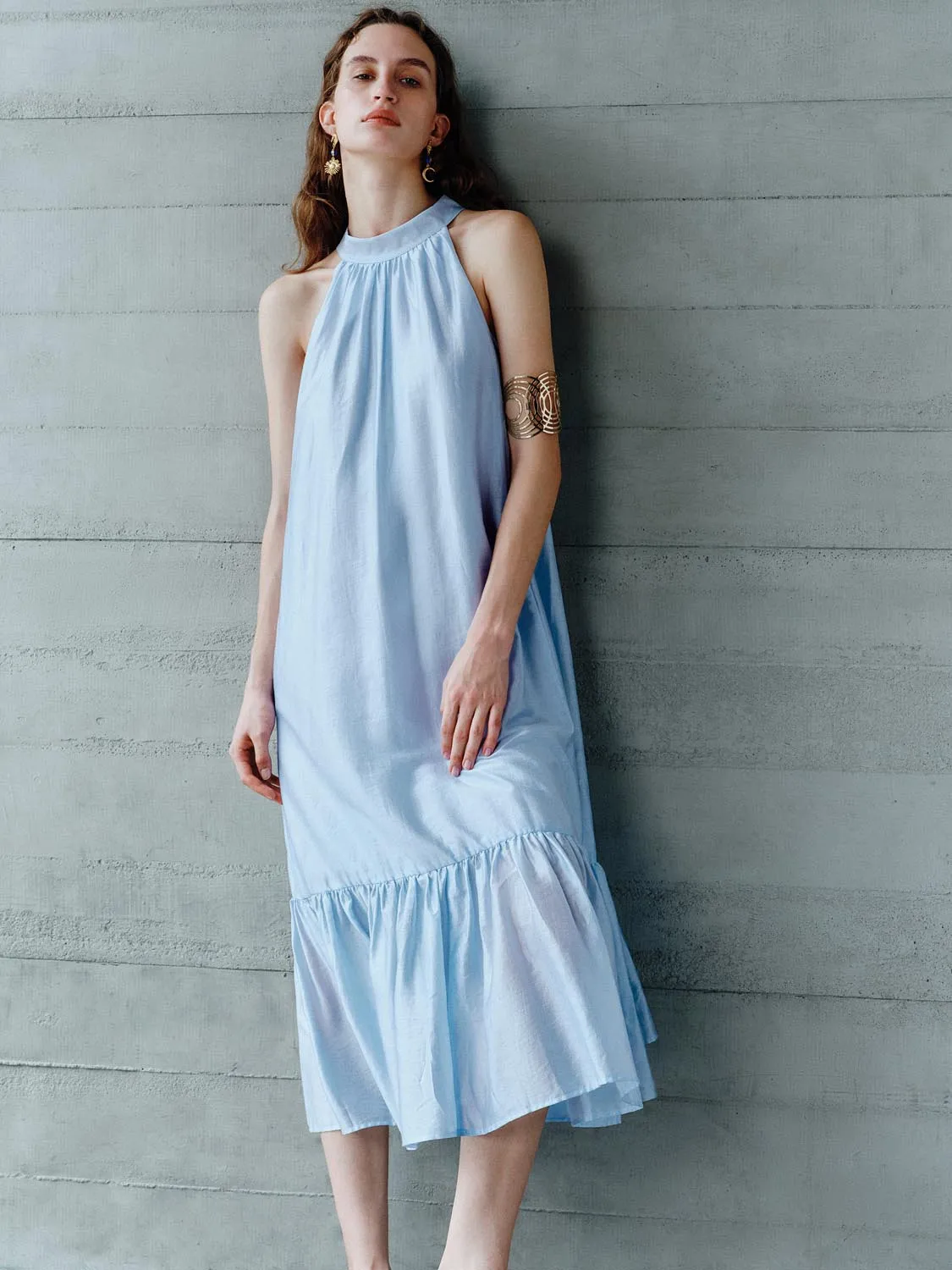 Sleeveless A-Line Maxi Dresses sold by Urban Revivo product image thumbnail 5