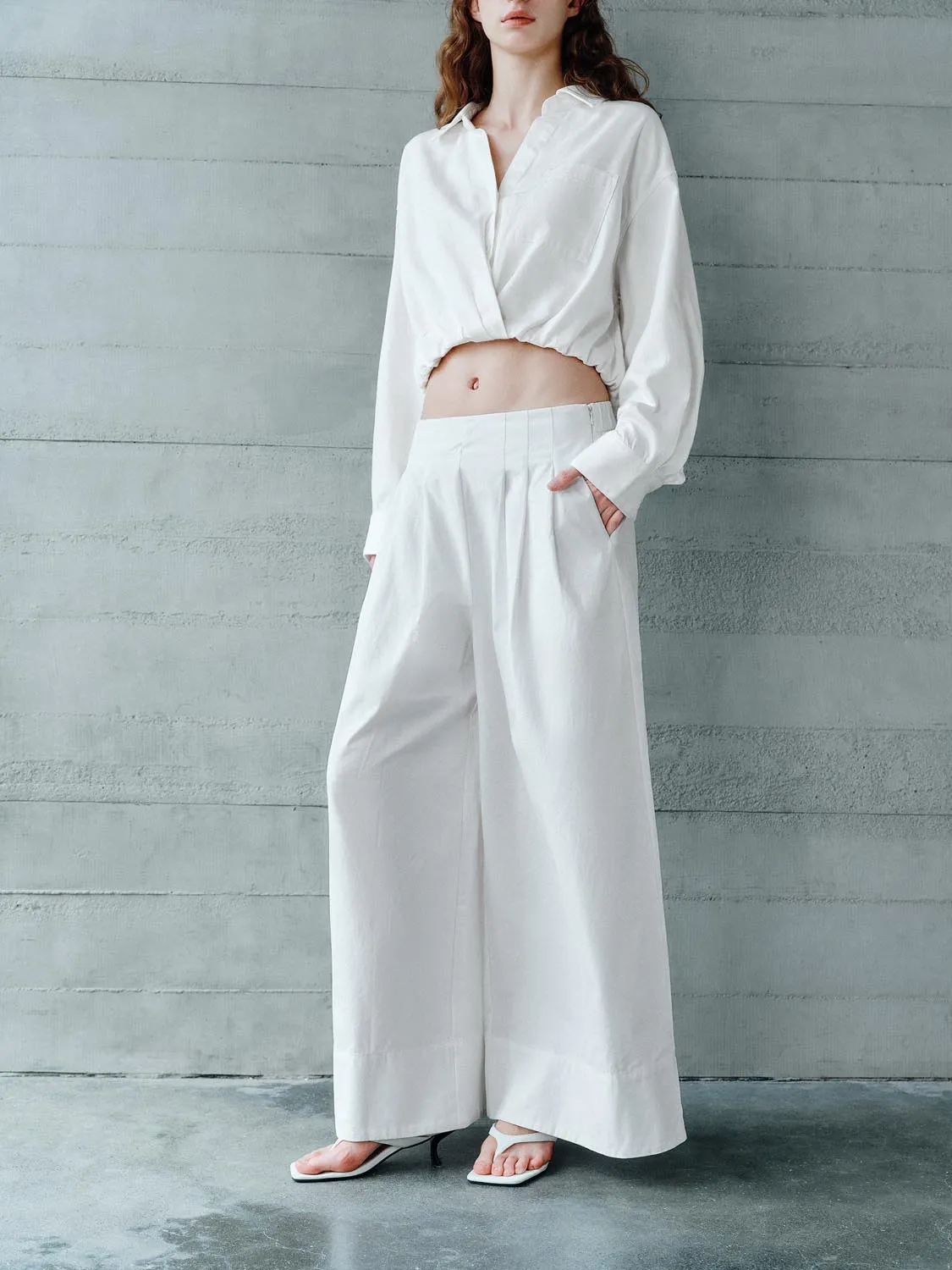 Wide-Leg Pants sold by Urban Revivo product image thumbnail 3