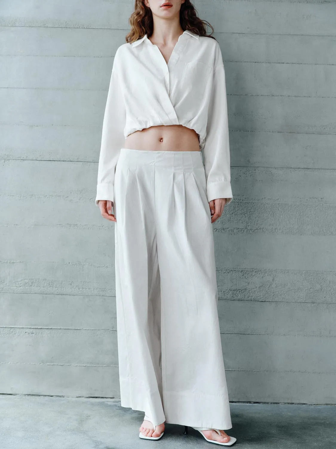 Wide-Leg Pants sold by Urban Revivo product image thumbnail 2