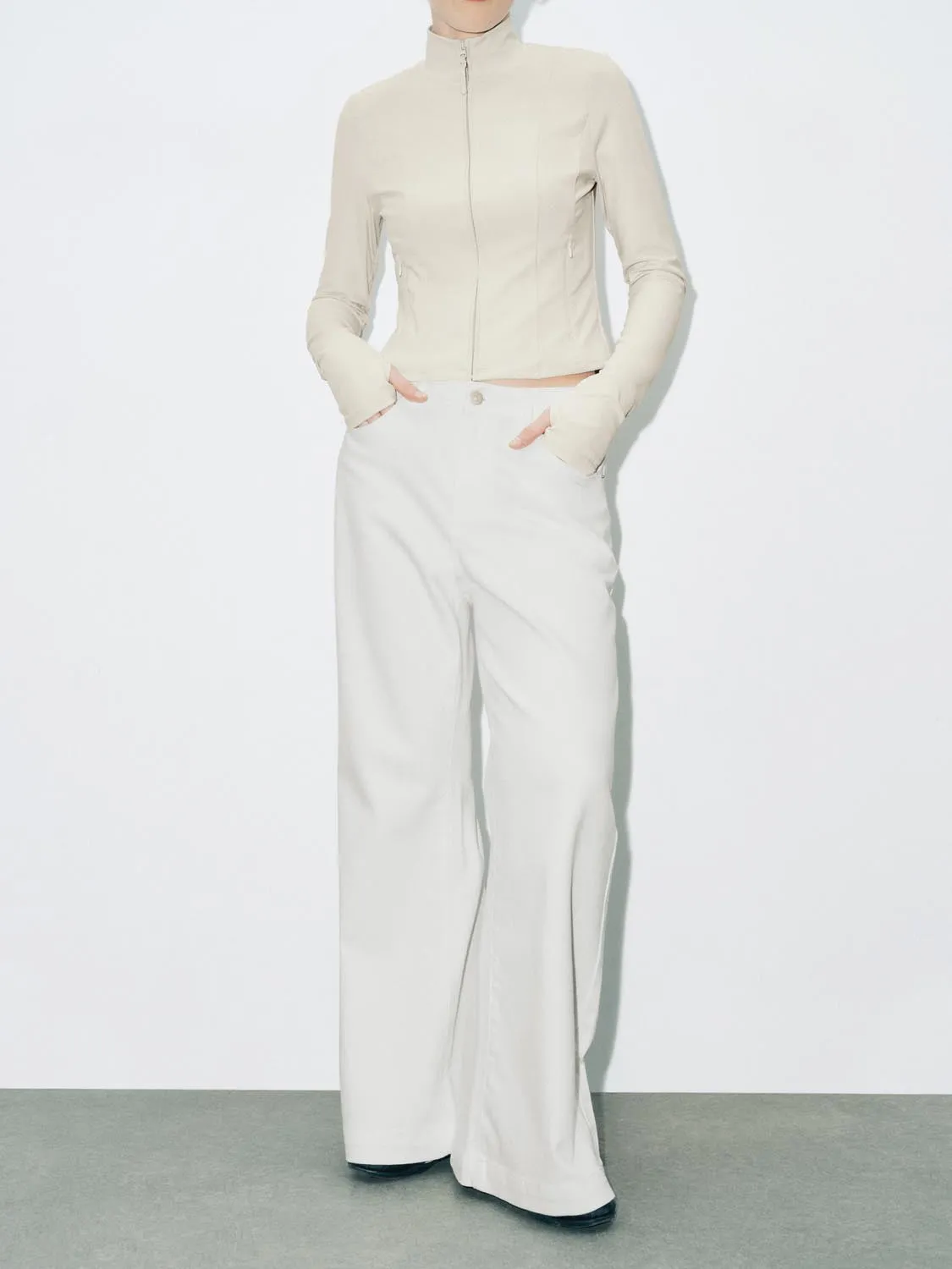 Denim Flared Jeans sold by Urban Revivo product image thumbnail 2