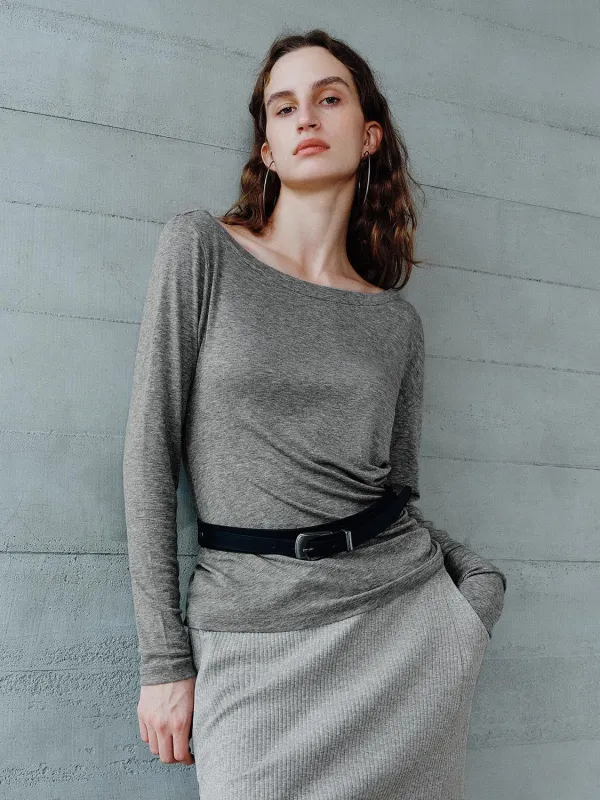 One Shoulder Long Sleeve T-Shirts sold by Urban Revivo