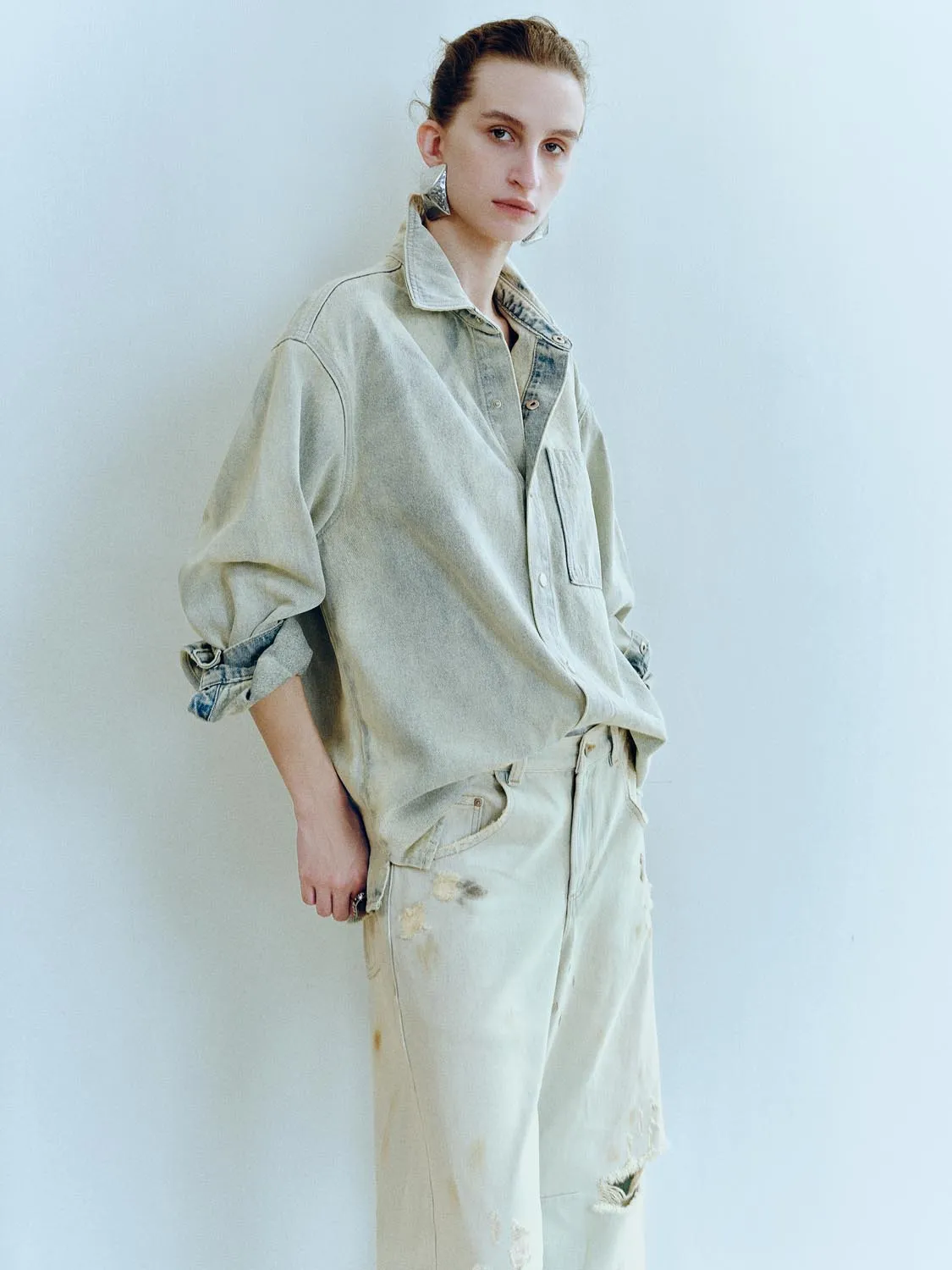 Denim Shirts sold by Urban Revivo product image thumbnail 2