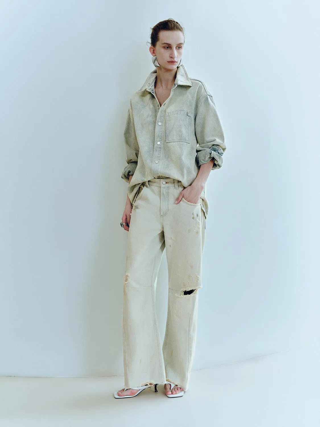 Denim Shirts sold by Urban Revivo product image thumbnail 4