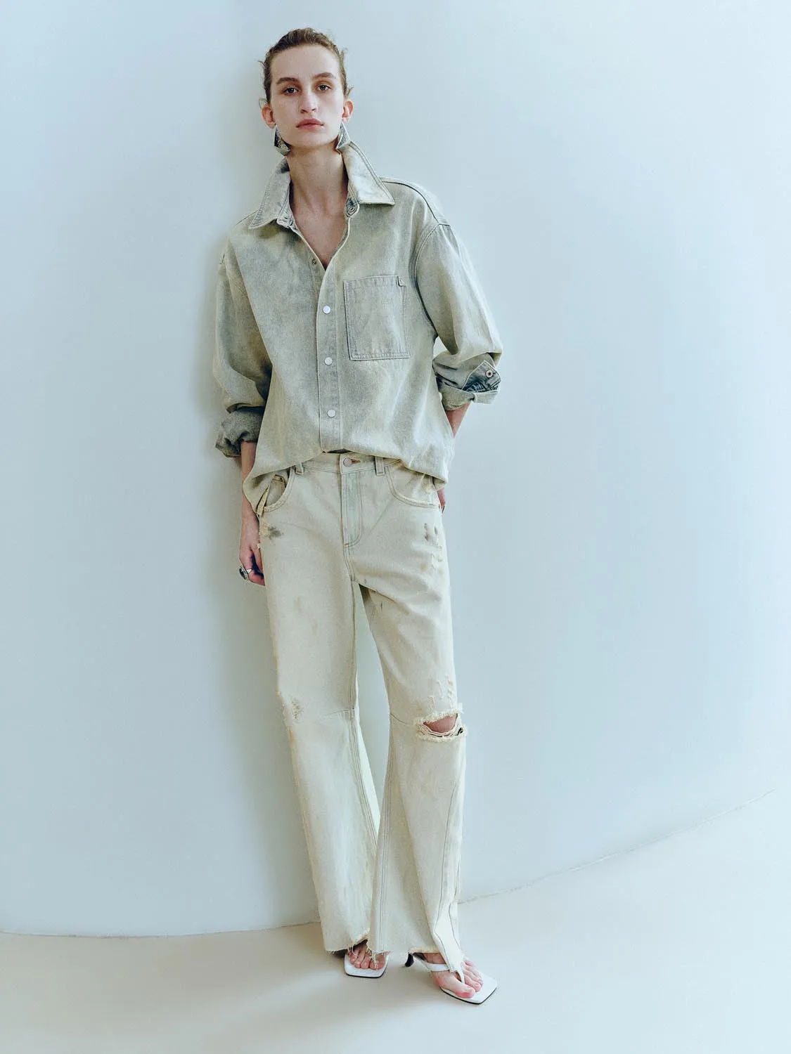 Denim Shirts sold by Urban Revivo product image thumbnail 5