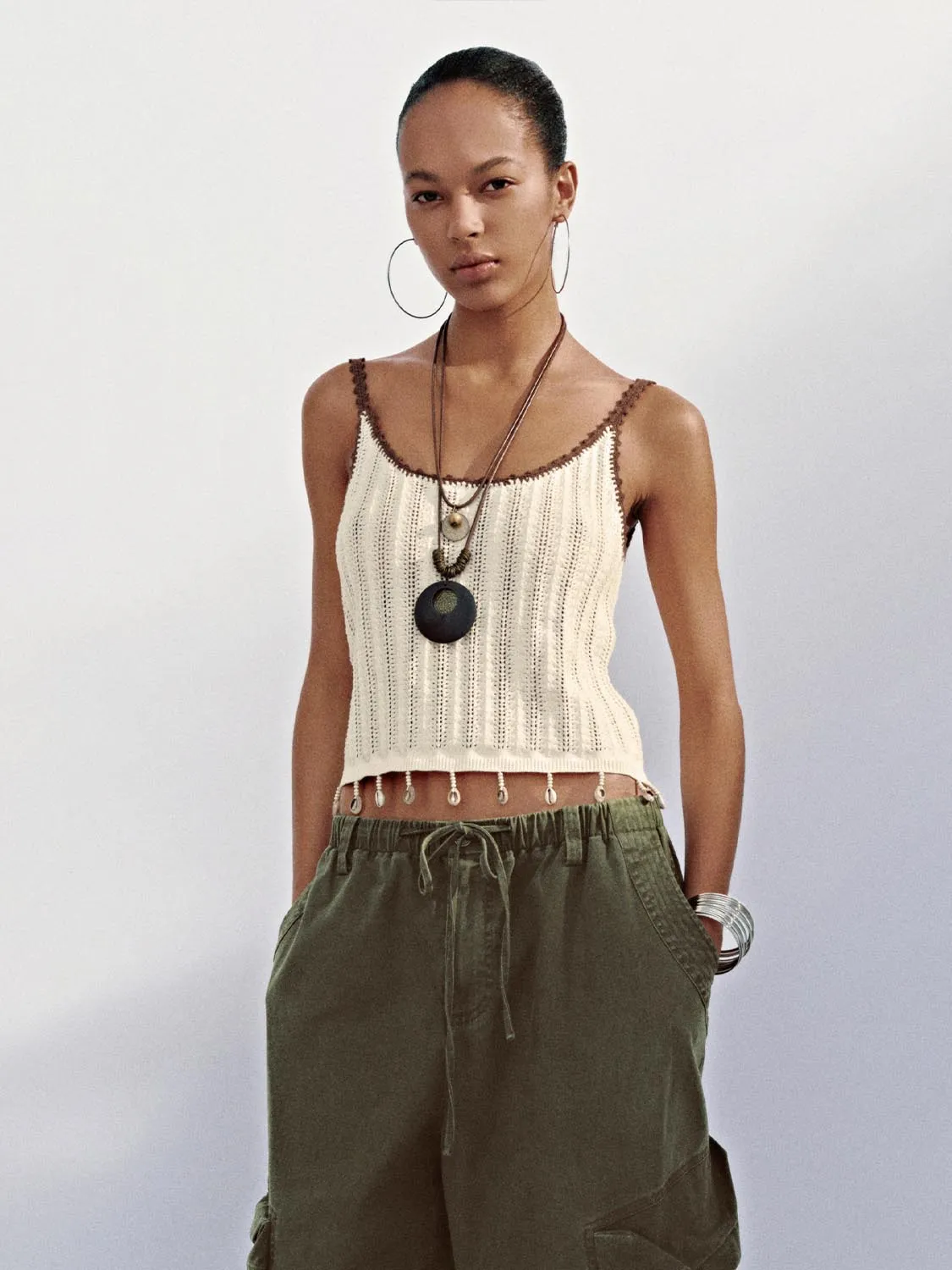 Knitted Cami Tops sold by Urban Revivo