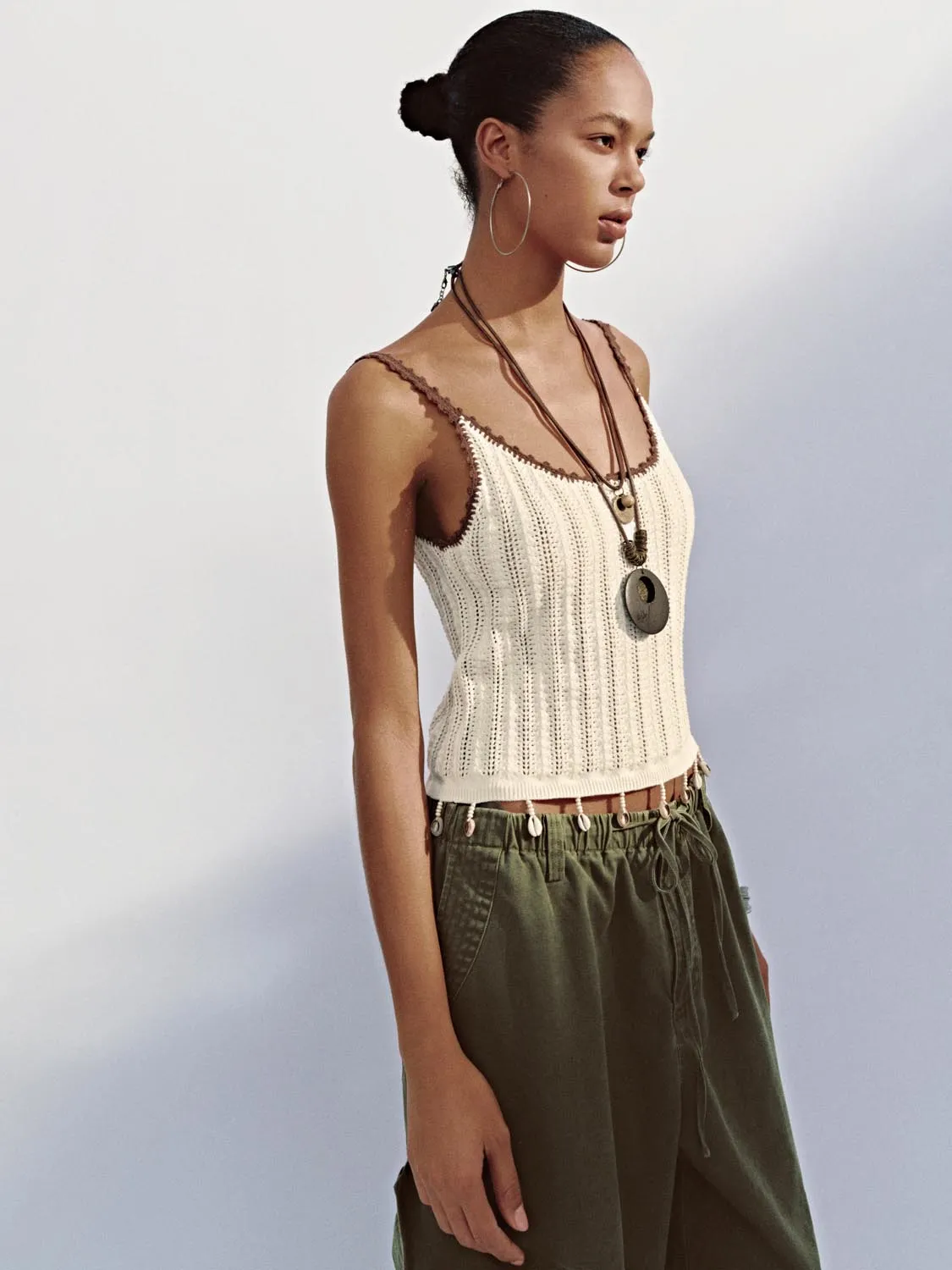 Knitted Cami Tops sold by Urban Revivo product image thumbnail 2