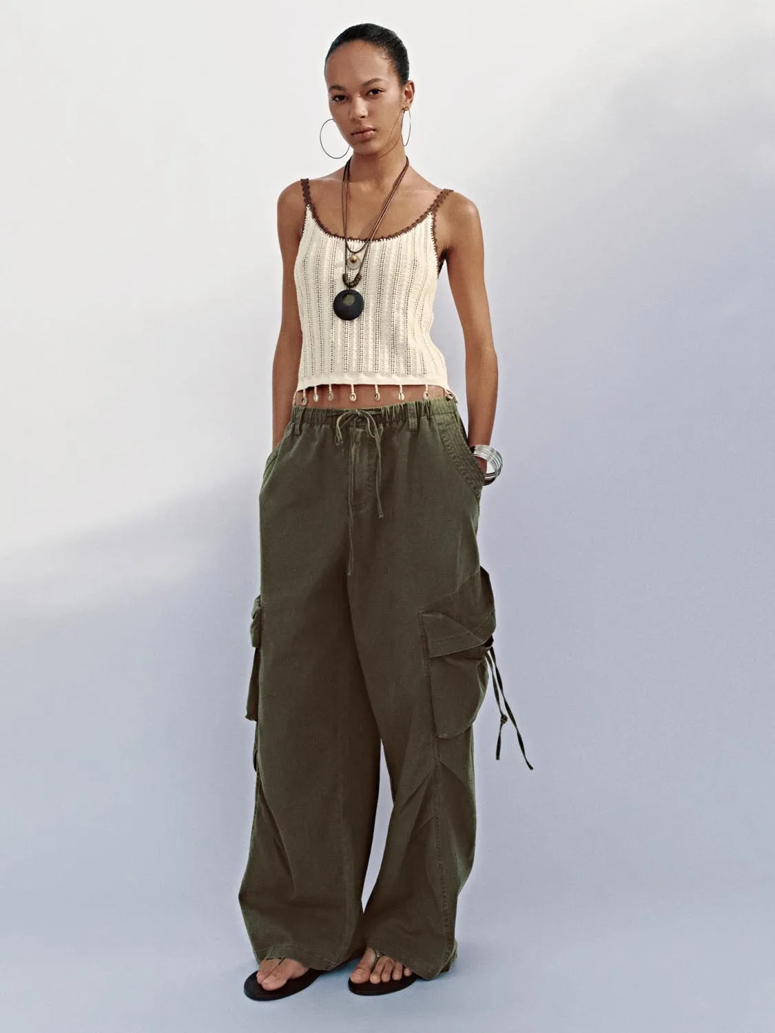 Knitted Cami Tops sold by Urban Revivo product image thumbnail 4