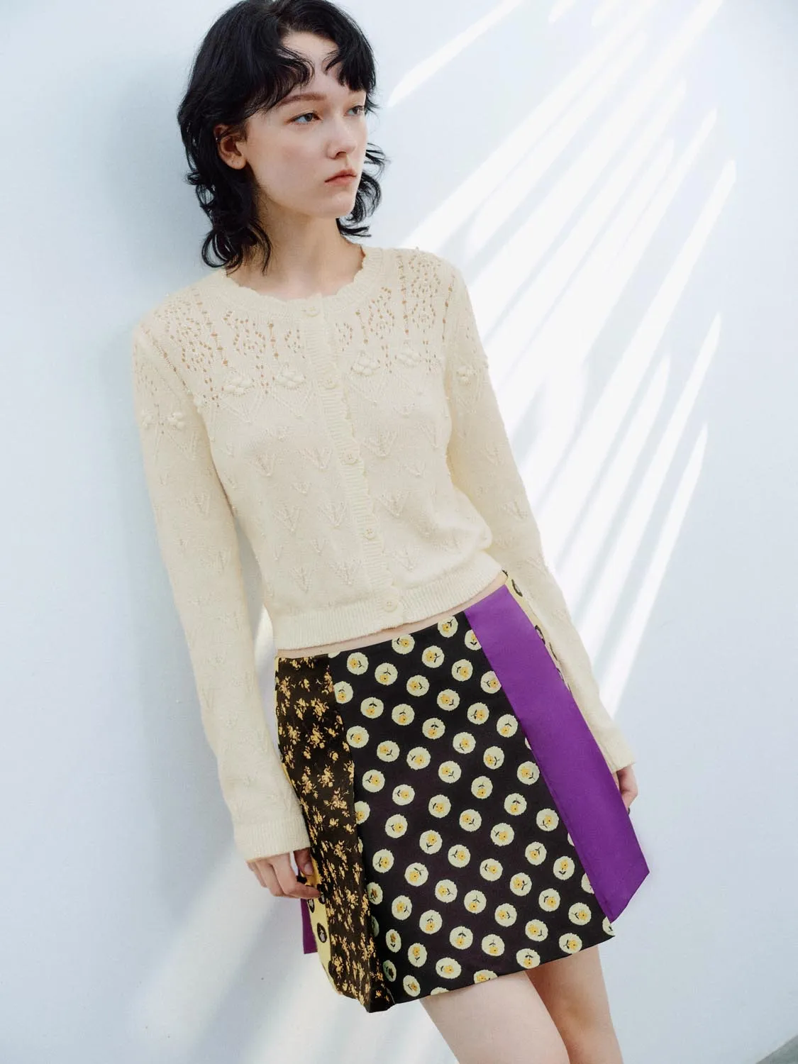 Lace Knitted Cardigans sold by Urban Revivo product image thumbnail 2