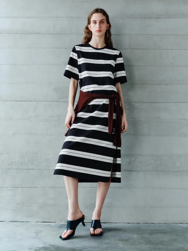 Stripe Straight Maxi Dresses sold by Urban Revivo