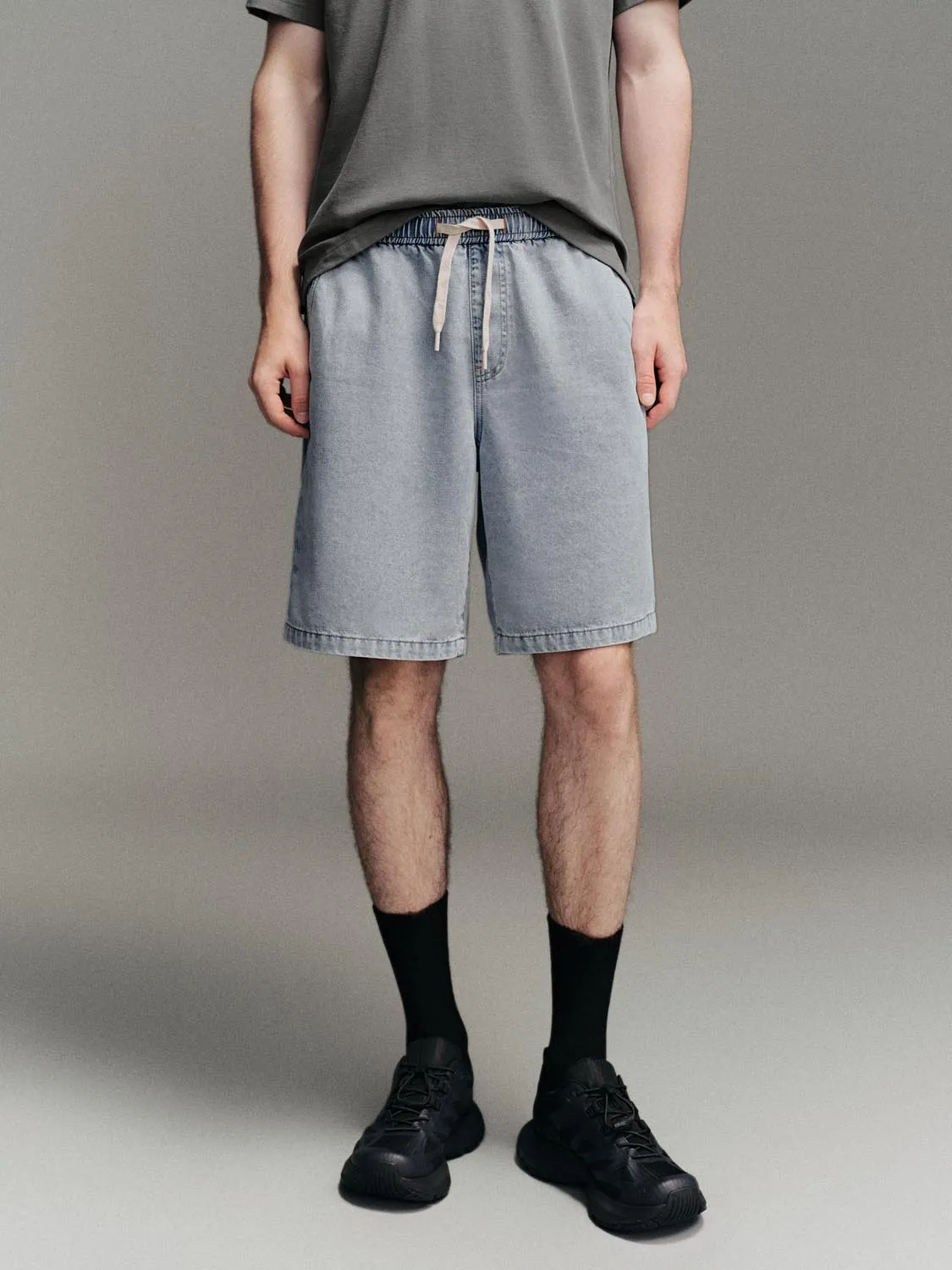 Denim Shorts sold by Urban Revivo product image thumbnail 2