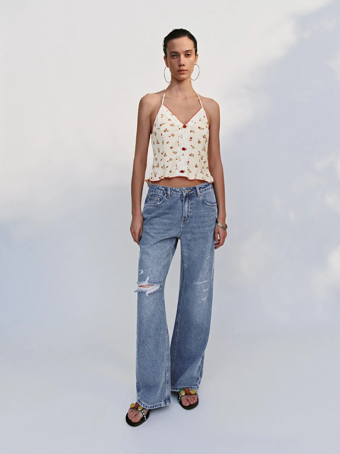 Halter Neck Cami Tops sold by Urban Revivo product image thumbnail 5