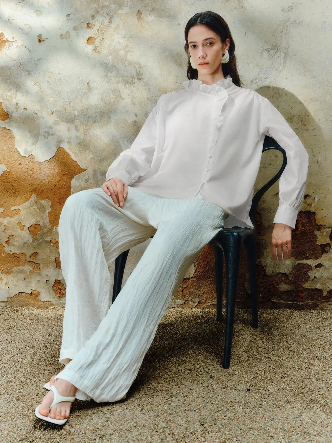 Ruffle Shirts sold by Urban Revivo product image thumbnail 2