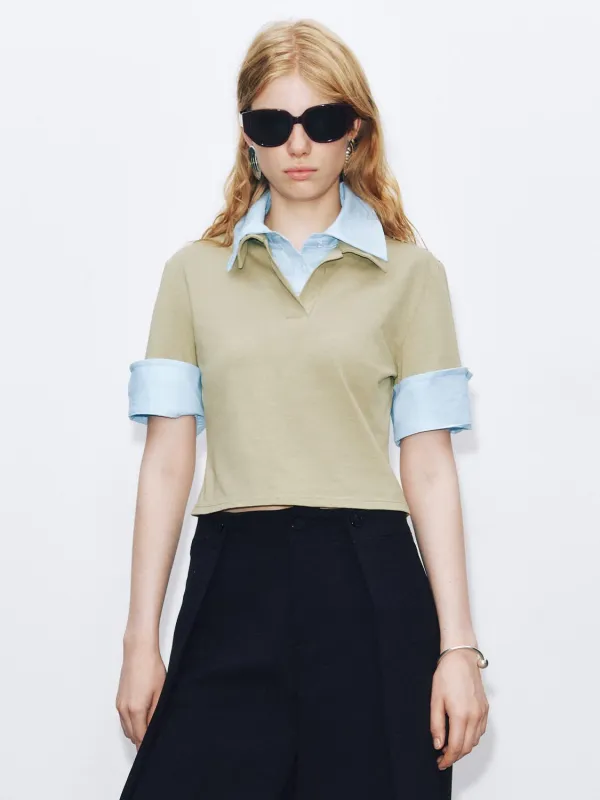 2 In 1 Cropped T-Shirts sold by Urban Revivo