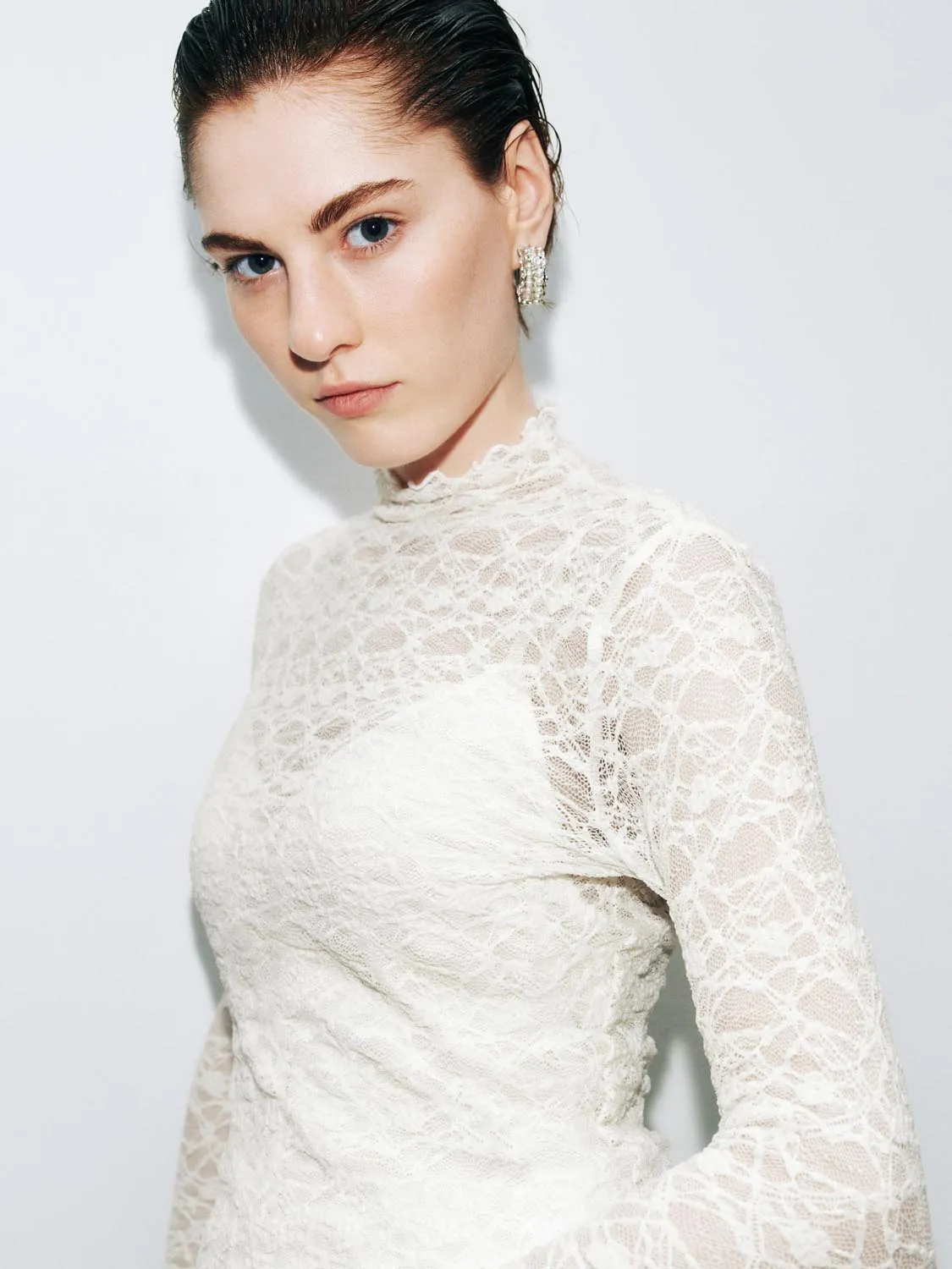 Lace T-Shirts sold by Urban Revivo product image thumbnail 3