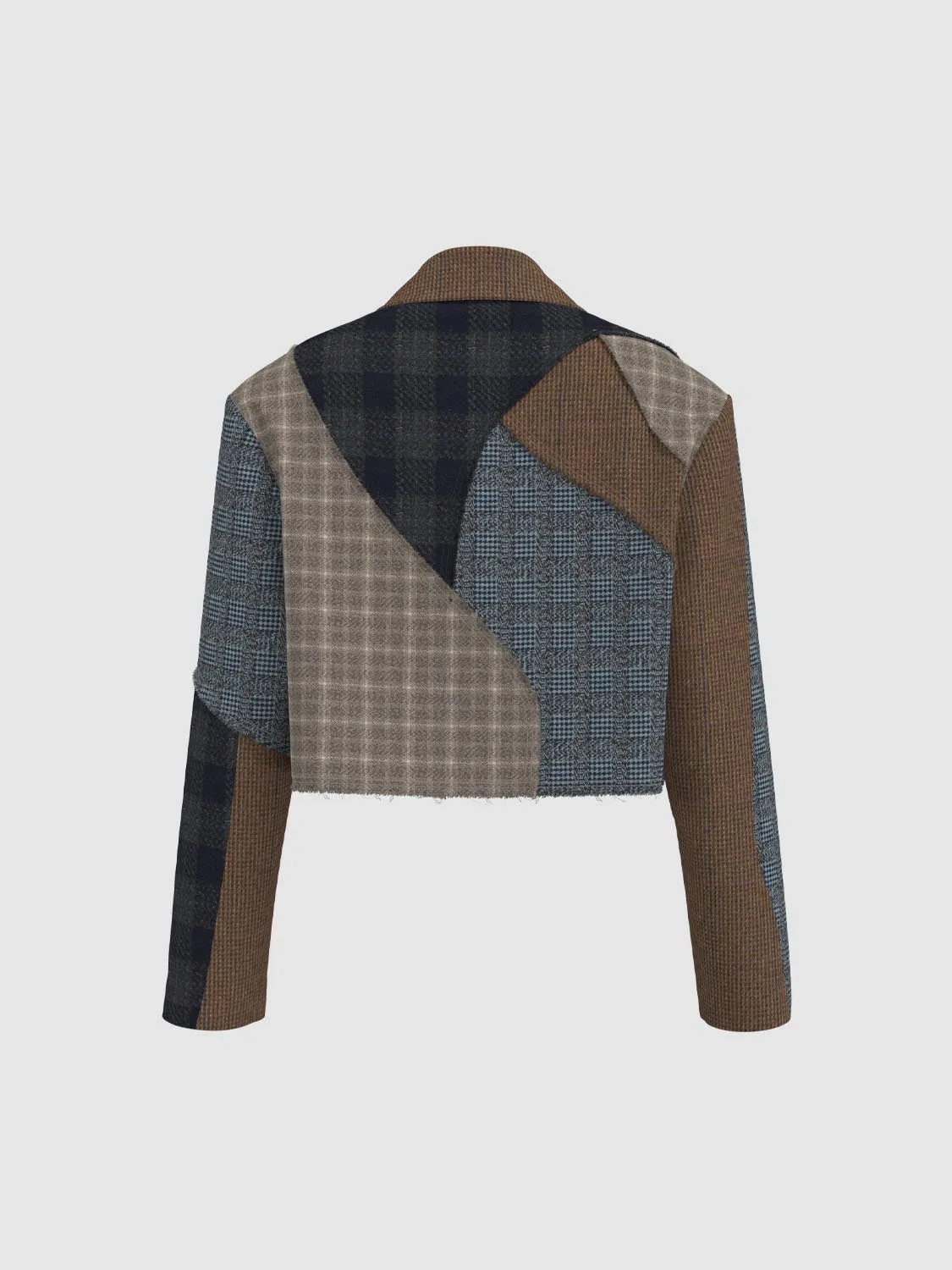 Paneled Wool Blend Jackets sold by Urban Revivo product image thumbnail 2