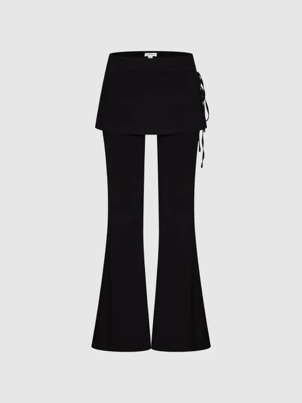 Skirt Layered Flare Pants sold by Urban Revivo