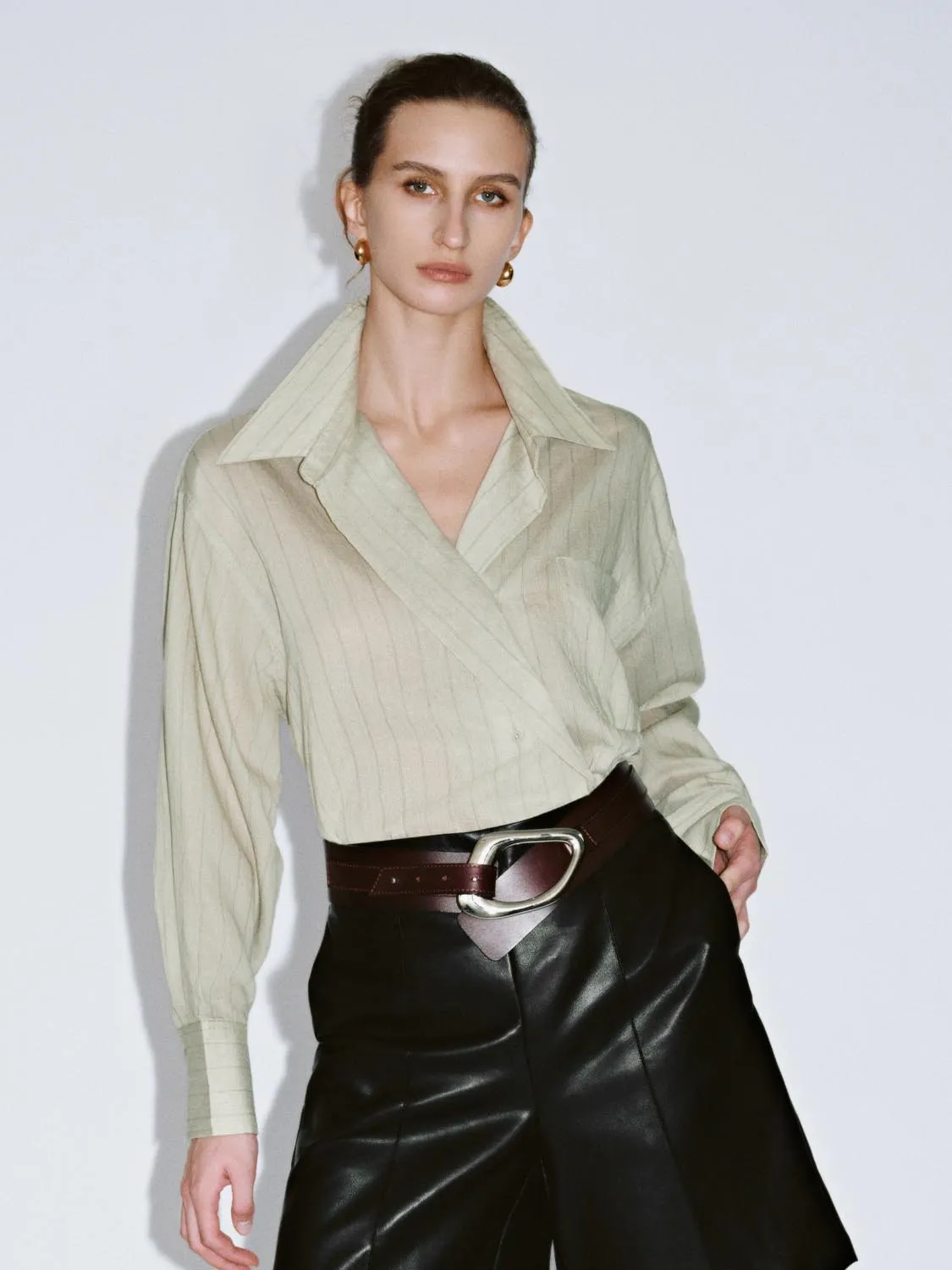 Striped Long Sleeve Shirts sold by Urban Revivo product image thumbnail 5