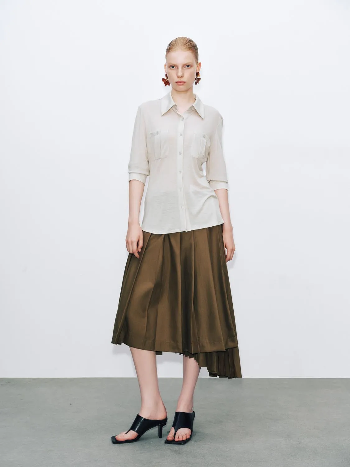 Long Sleeve Shirts sold by Urban Revivo product image thumbnail 4