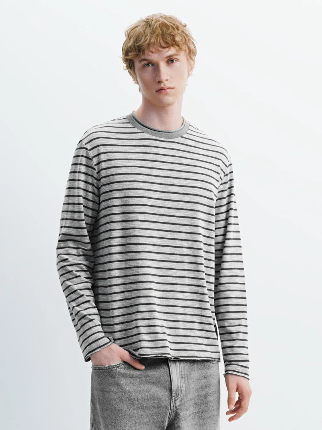 Striped Long Sleeve T-Shirts sold by Urban Revivo