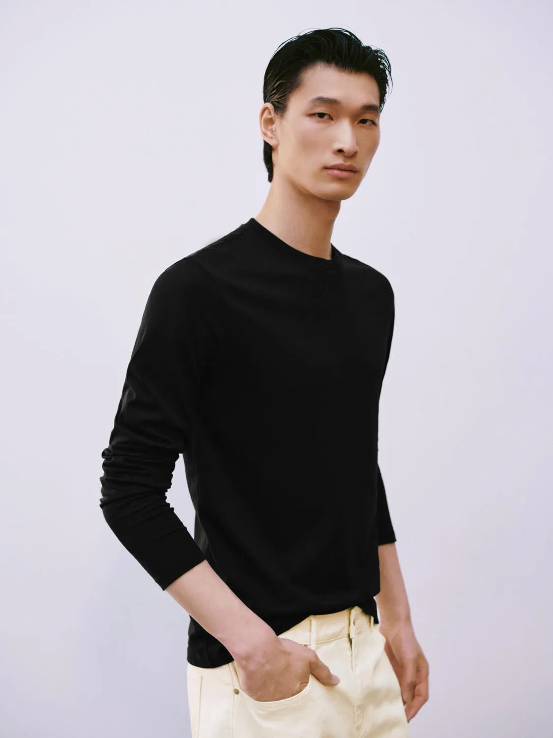 Long Sleeve T-Shirts sold by Urban Revivo product image thumbnail 2