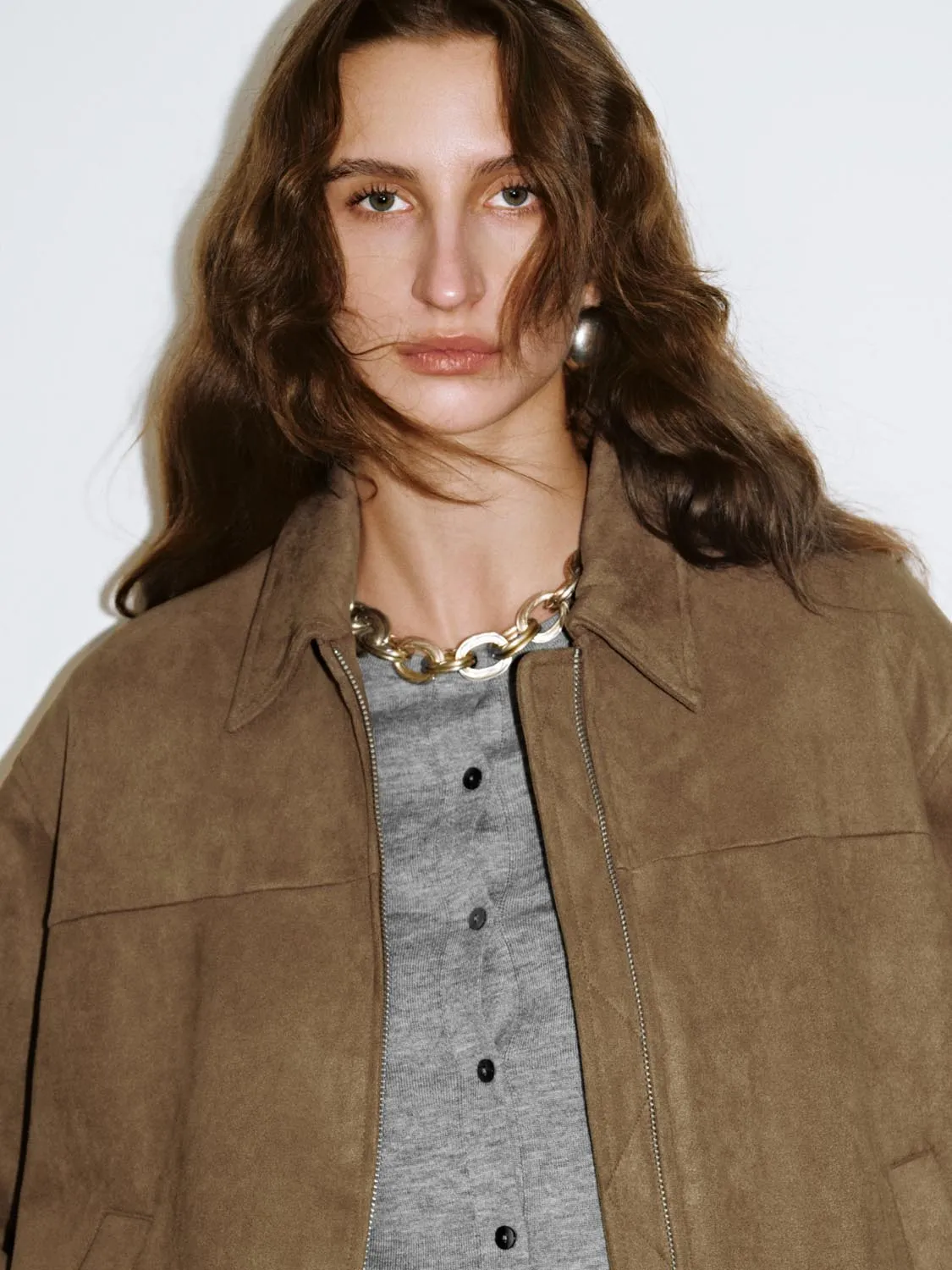 Zip Up Front Jackets sold by Urban Revivo product image thumbnail 3