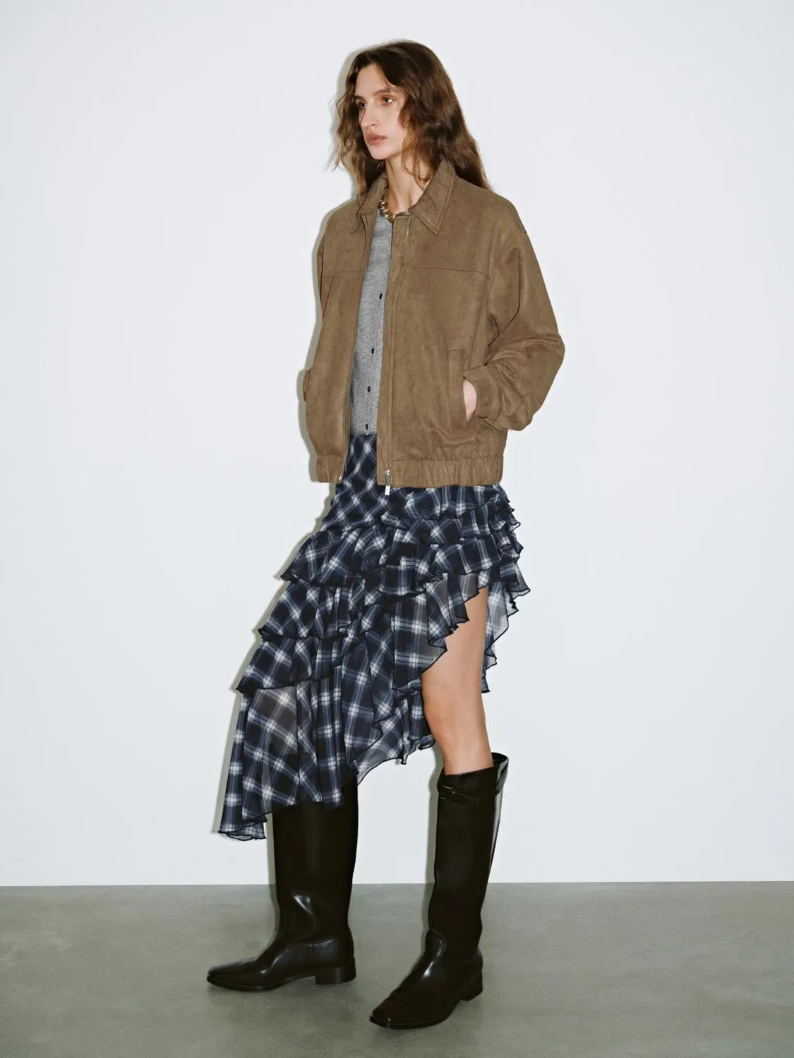 Zip Up Front Jackets sold by Urban Revivo product image thumbnail 4