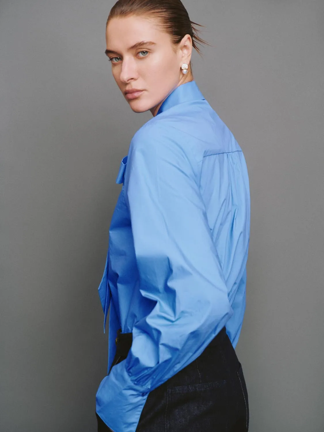 Bow Décor Long Sleeve Shirts sold by Urban Revivo product image thumbnail 2