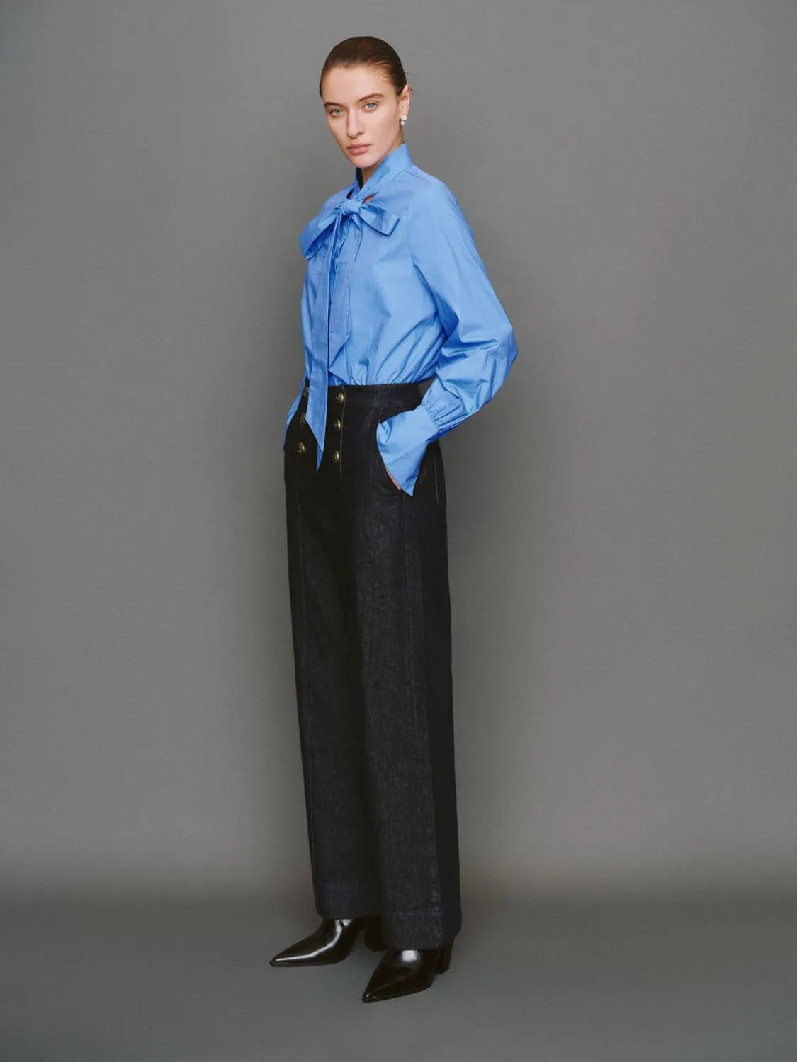 Bow Décor Long Sleeve Shirts sold by Urban Revivo product image thumbnail 5