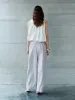 Drawstring Wide-Leg Pants sold by Urban Revivo