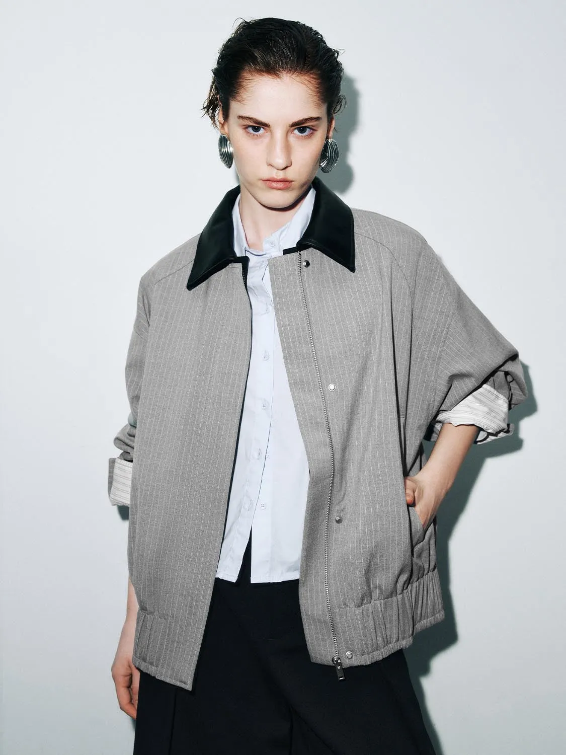 Striped Jackets sold by Urban Revivo