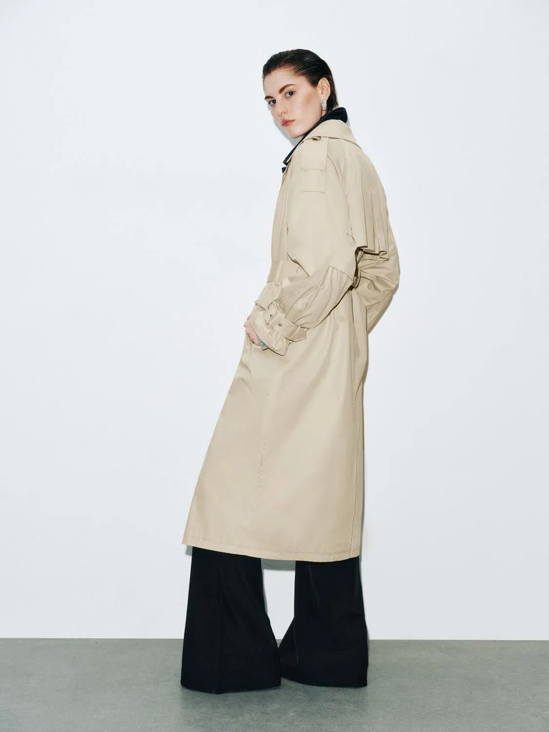 Longline Trench Coats sold by Urban Revivo product image thumbnail 4