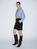 Cropped Denim Shirts sold by Urban Revivo