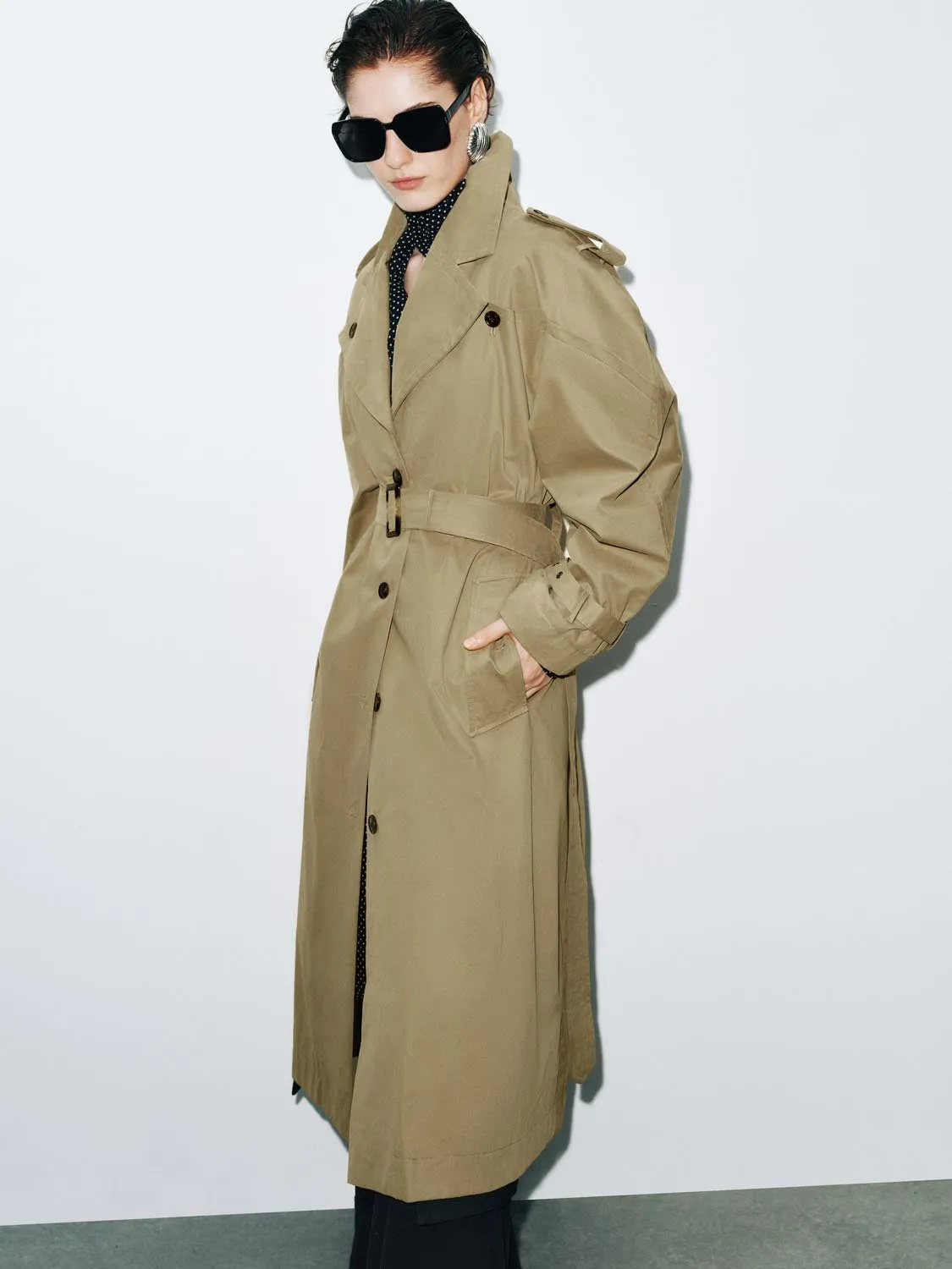 Longline Trench Coats sold by Urban Revivo product image thumbnail 2