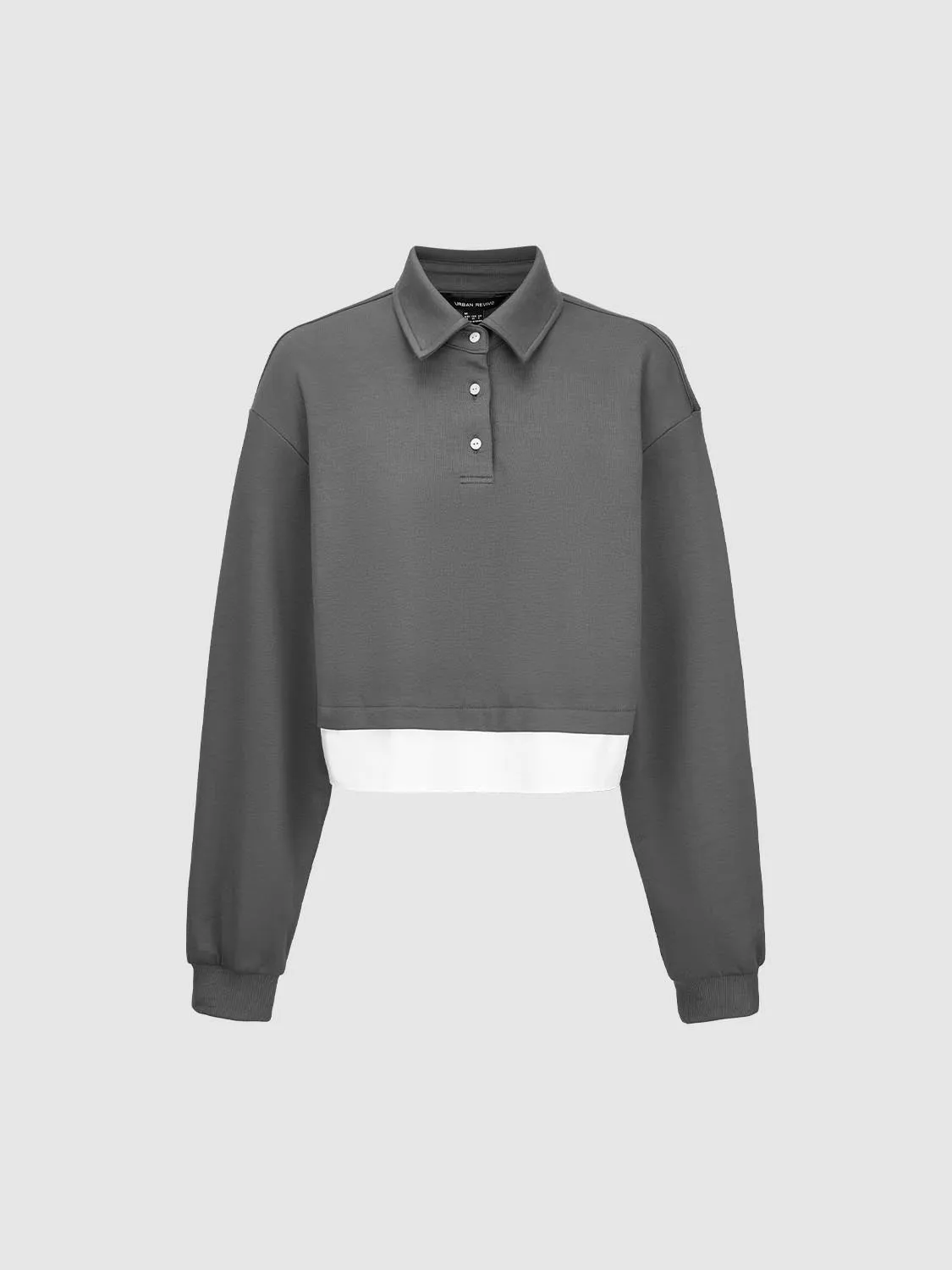 Cropped Sweatshirts sold by Urban Revivo product image thumbnail 2