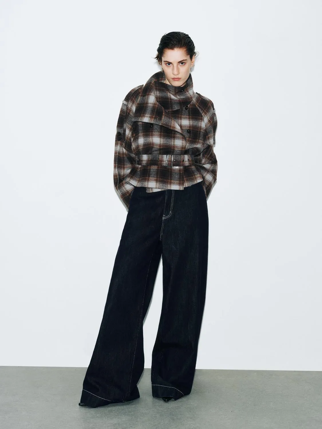 Plaid Wool Blend Jackets - Suggy sold by Urban Revivo product image thumbnail 4