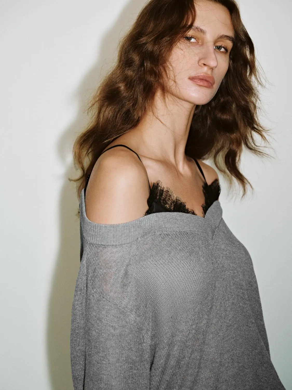 Lace Décor Knitted T-Shirts sold by Urban Revivo product image thumbnail 3