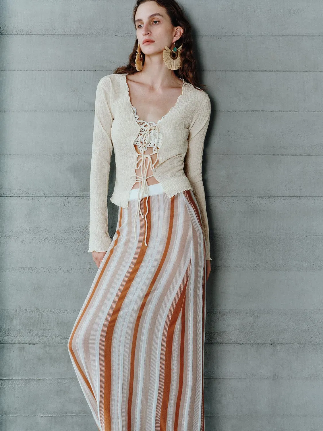 Tie Up Front Shirts sold by Urban Revivo product image thumbnail 2