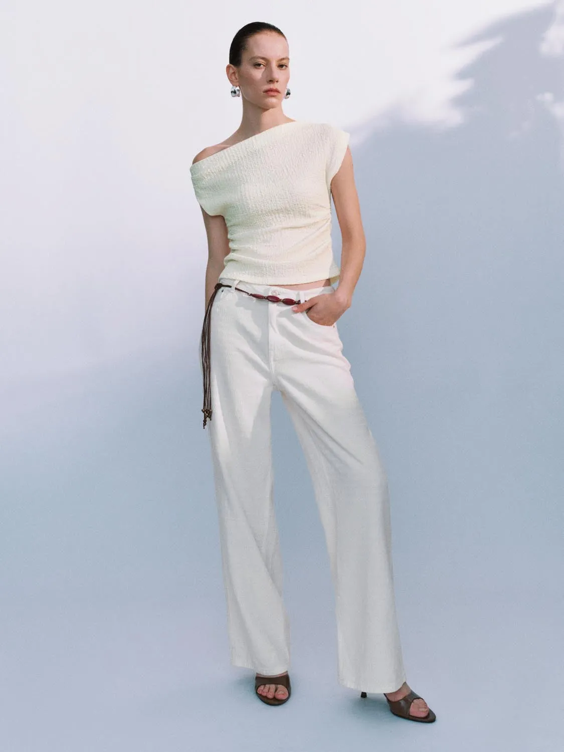 One Shoulder T-Shirts sold by Urban Revivo product image thumbnail 4