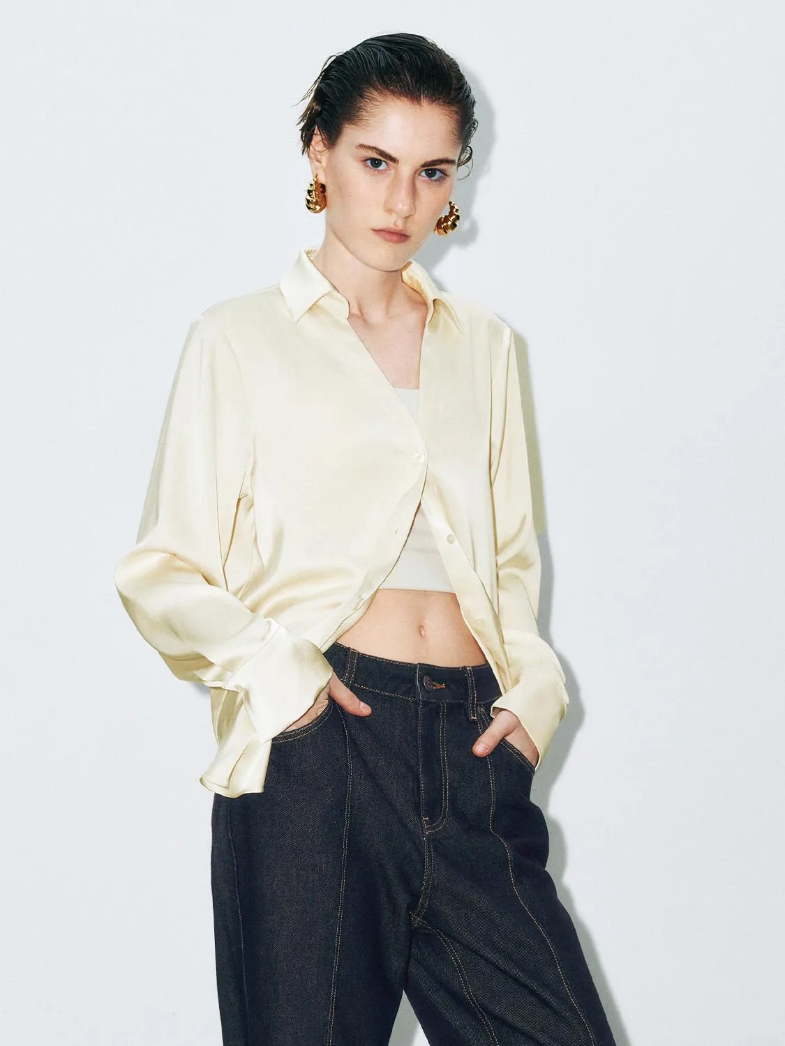 Long Sleeve Shirts sold by Urban Revivo product image thumbnail 3