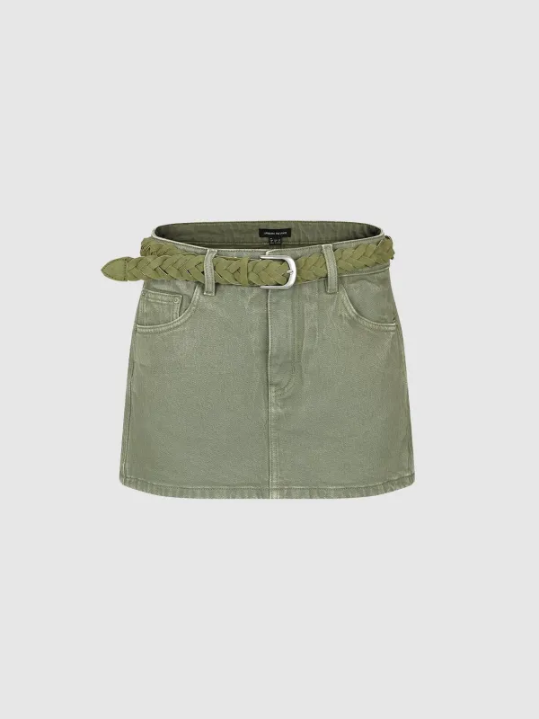 Denim Mini Skirts sold by Urban Revivo