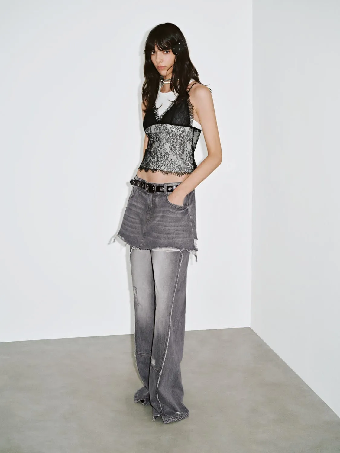 Lace Tank Tops sold by Urban Revivo product image thumbnail 4