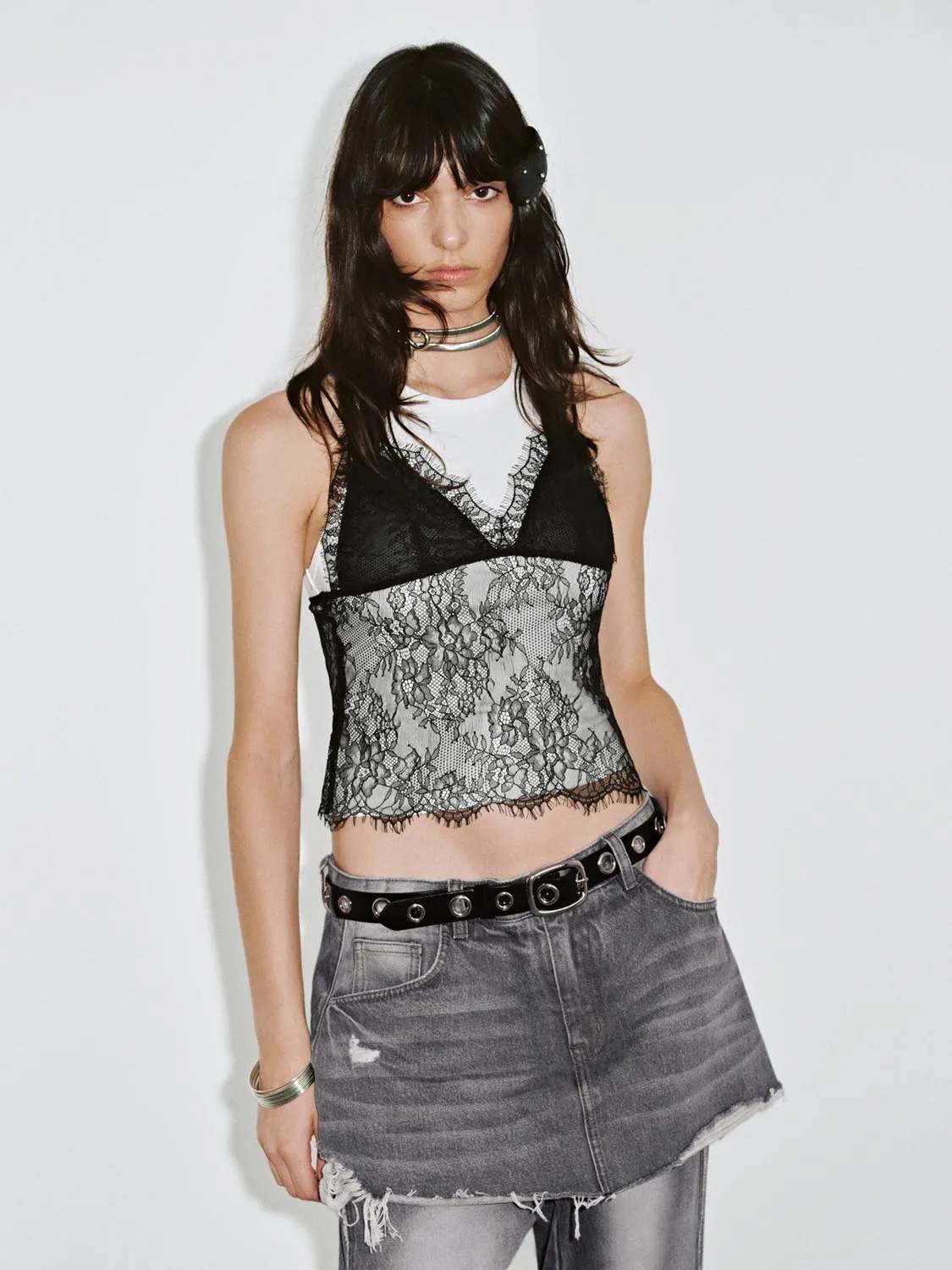 Lace Tank Tops sold by Urban Revivo