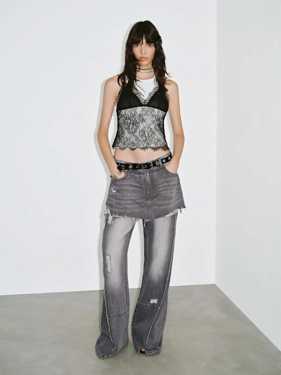 Lace Tank Tops sold by Urban Revivo product image thumbnail 5