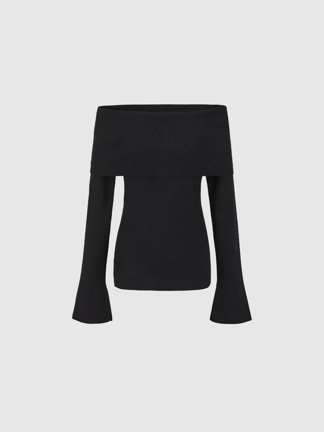 Off Shoulder Knitted T-Shirts sold by Urban Revivo product image thumbnail 4