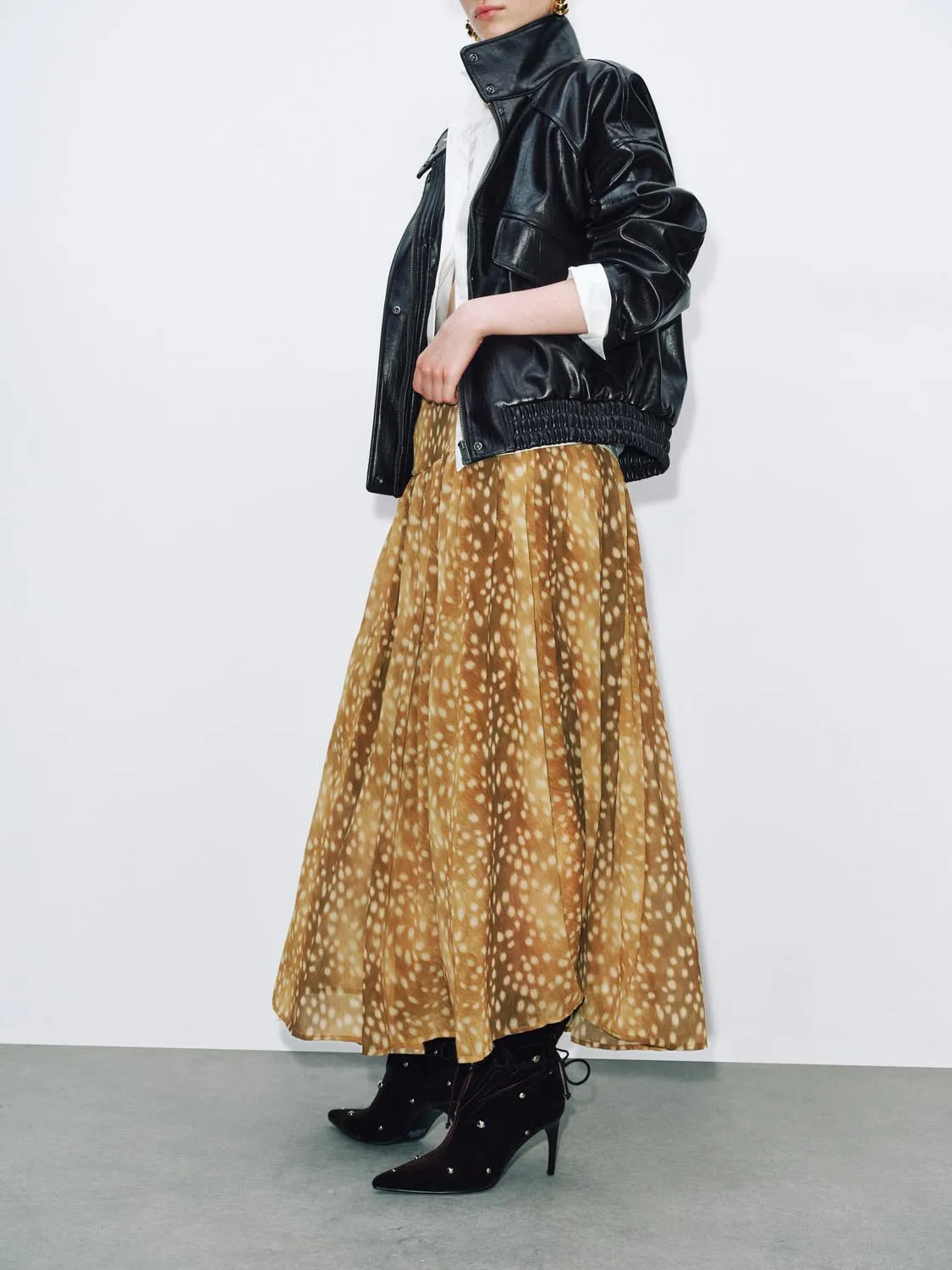 Floral A-Line Maxi Skirts sold by Urban Revivo product image thumbnail 3